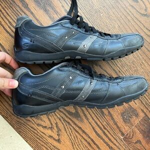 Skechers Casual Lace Up  Shoes Style 62597 - Color Code black - Size 12 US.​